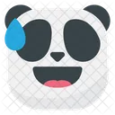 Lachen Fallen Panda Symbol