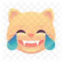 Lachen Katze Emoji Symbol