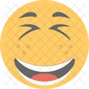 Emoticon Lol Glucklich Symbol