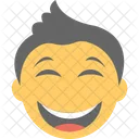 Lachen Junge Emoji Symbol