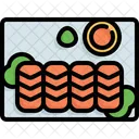 Lachs Sashimi Japan Symbol