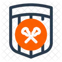 Lacrosse Badge Logo Team Icon