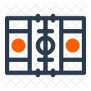 Lacrosse Field Turf Goal Icon
