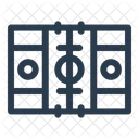 Lacrosse Field Turf Goal Icon
