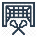 Lacrosse Goal Net Score Icon