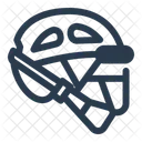 Lacrosse Helmet Safety Gear Icon