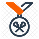 Lacrosse Medal Award Champion Icon