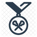 Lacrosse Medal Award Champion Icon