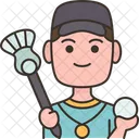 Lacrosse Player  Icon