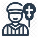 Lacrosse Referee Official Rules Icon