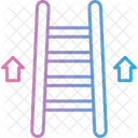 Ladder Stairs Construction Icon