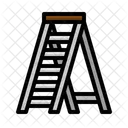 Ladder Stairs Aluminum Icon