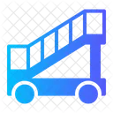 Ladder Transport Airplane Icon