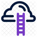 Ladder Cloud Success Icon