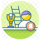 Ladder Of Success Competition Career Path Icon
