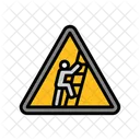 Ladder Safety Injury Icon