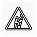 Ladder Safety Injury Icon