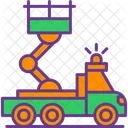 Ladder Truck Crane Duty Icon