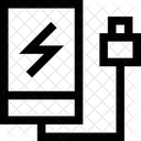 Ladegerat Wechselstrom Audiobuchse Symbol