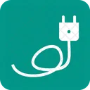 Ladegerat Kabel Stecker Symbol