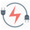 Laden Batterieladen Stromversorgung Symbol