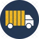 Laden Von Fracht Fracht Lieferwagen Icon