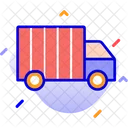 Laden Von Fracht Fracht Lieferwagen Icon