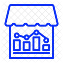 Symbol Fur Das Diagramm Zum Ladenverkauf Symbol