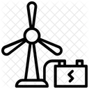 Windmuhle Ladeturbine Windgenerator Symbol