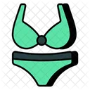 Ladies Undergarments Swimfit Underwear Icon