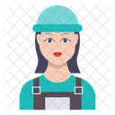 Worker Ladies Female Icon