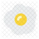 Sunny Side Up Comida Huevo Icono