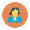 Lady Woman Office Icon