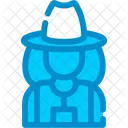 Lady Farmer Female Icon