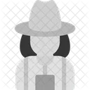 Lady Farmer Female Icon
