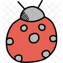 Lady Bug Insect Icon