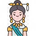 Lady Thai Costume Icon
