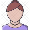 Female Dress Lady Icon