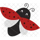 Lady Bug Bug Insect Icon