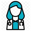 Doctor Woman Care Icon