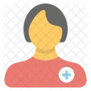 Lady Doctor Gynecologist Icon