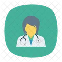 Woman Health Doctors Icon