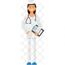 Lady Doctor Doctor Physician Icon