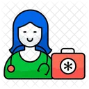 Lady Doctor Physician Surgeon Icon