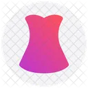 Black Friday Lady Dress Clothe Icon