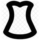 Black Friday Lady Dress Clothe Icon
