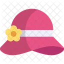 Lady Hat Pamela Hat Woman Hat Icon