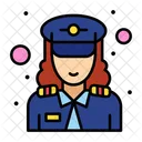 Lady Officer  Icon