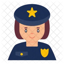 Lady police  Icon