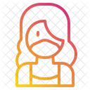 Female Woman Medical Masks Icon
